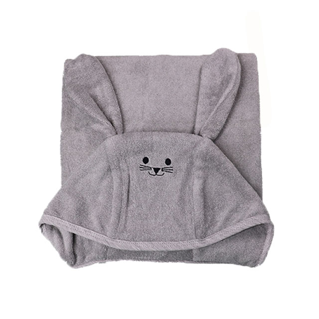 Bamboo baby hooded towel kids blanket with hood