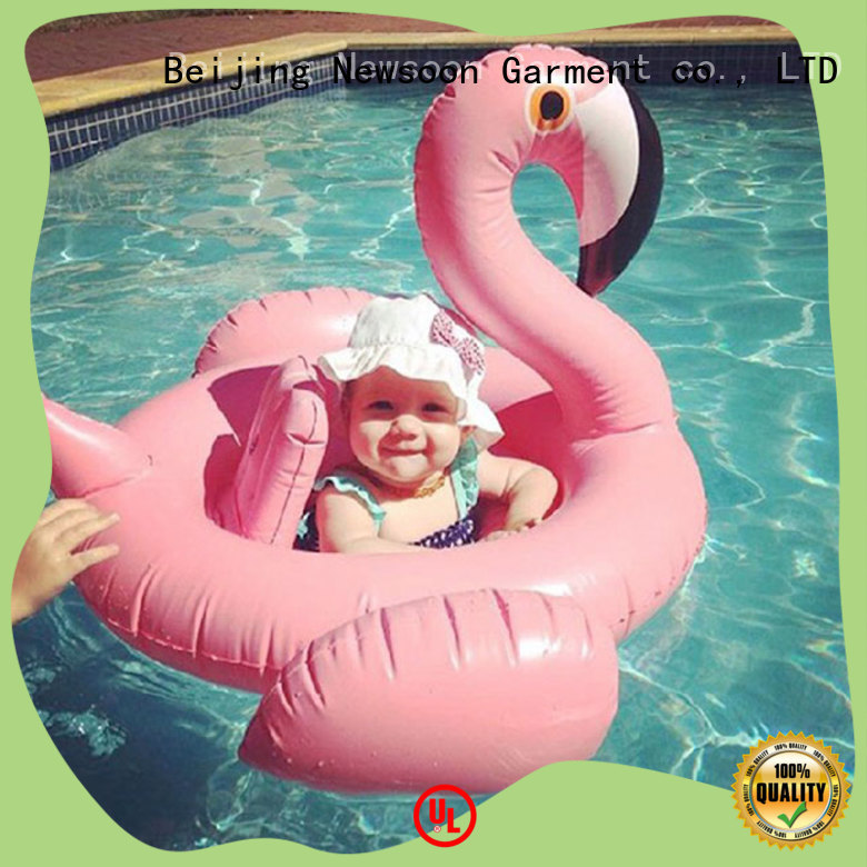 Newsoon new pink flamingo pool float Supply for infants