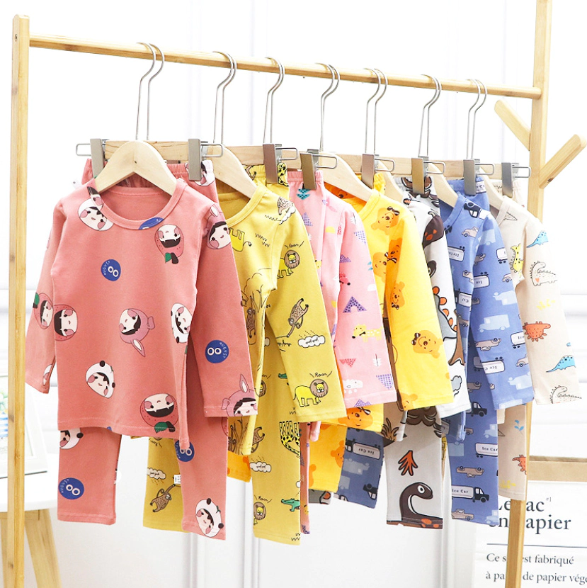Wholesale 2020 New Kids Pajama Set Autumn Cotton Home Wear