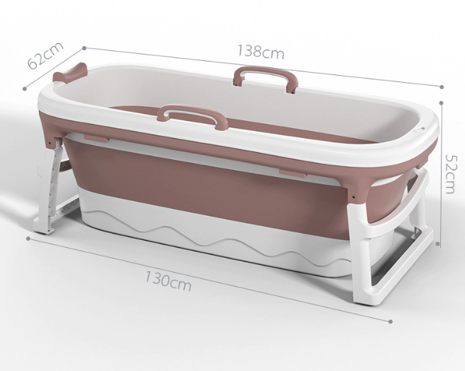 Bathtub with Foldable Portable Feature for Adult Spa Bath Tub